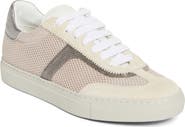 Brunello Cucinelli Monili Trim Mixed Media Low Top Sneaker
