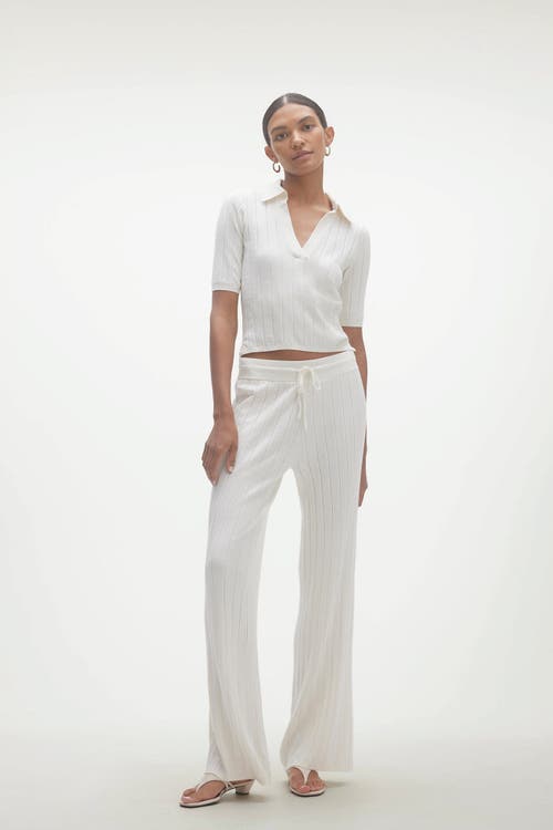 Naked Cashmere Blaire Ribbed Polo In Sand