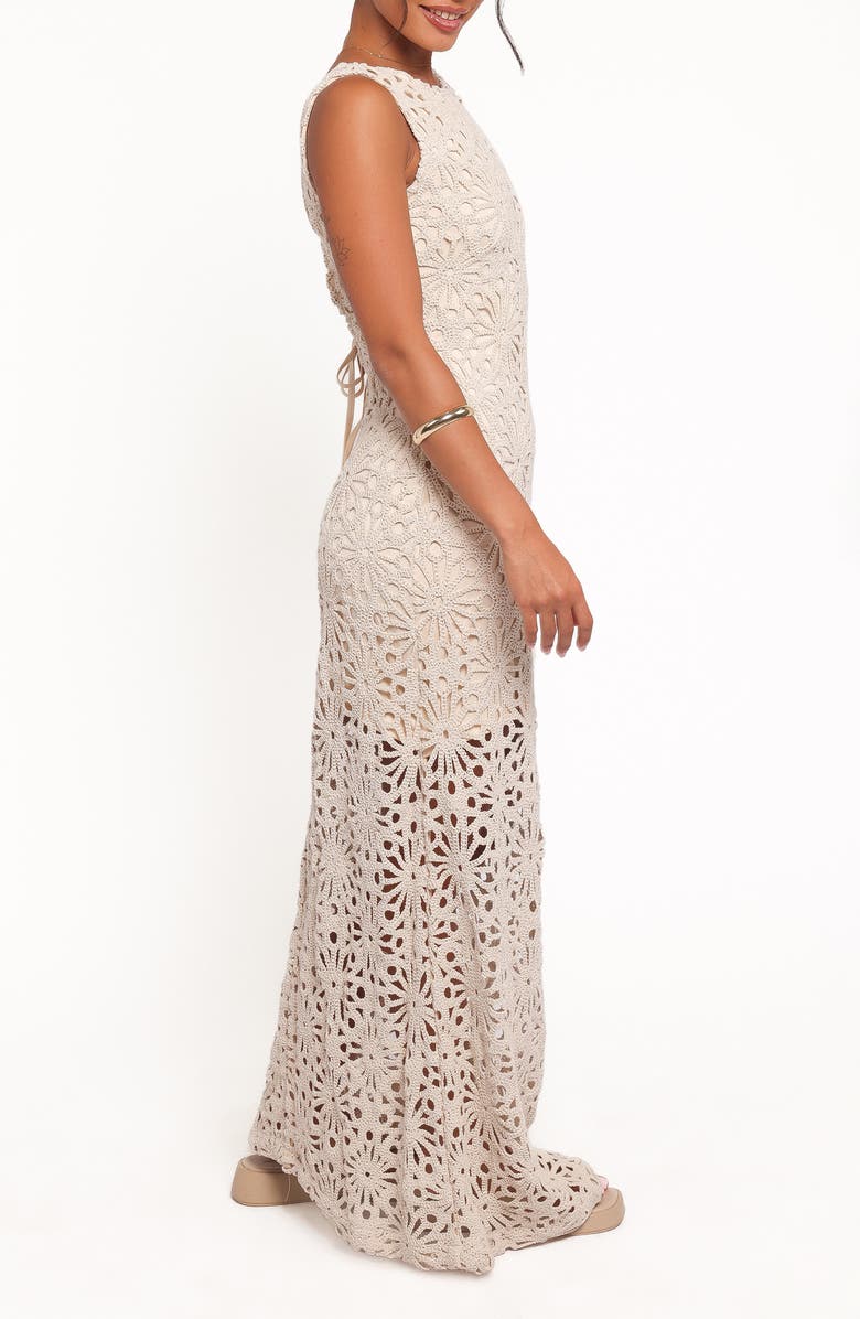 Petal & Pup Carlene Maxi Dress, Alternate, color, Natural