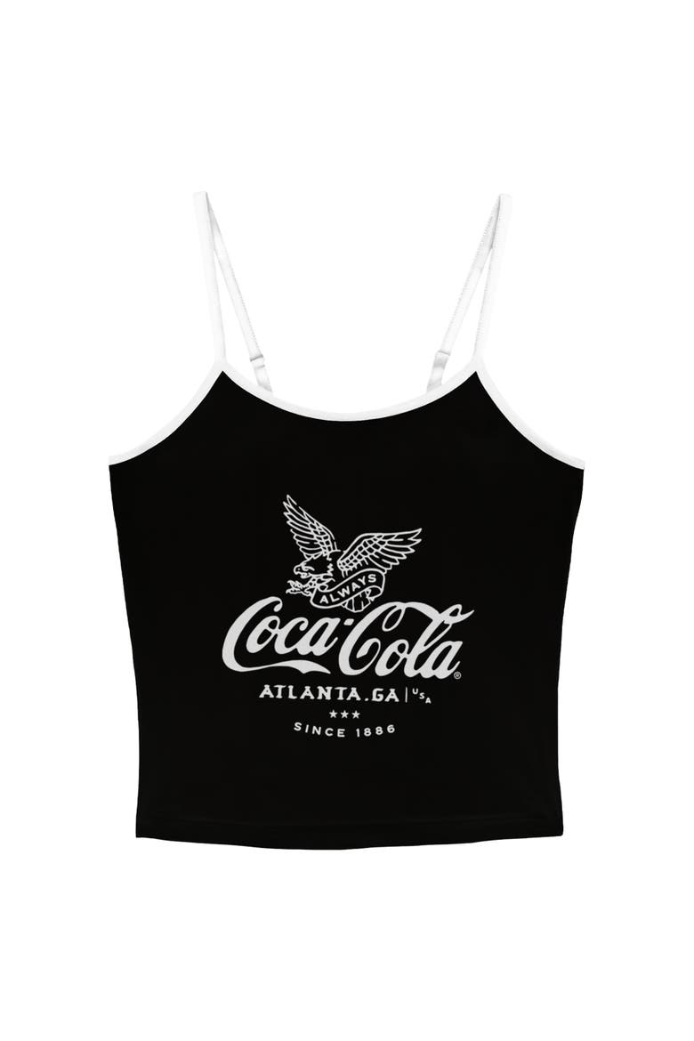 Junior's Coca Cola Always Since 1886  Tank Top, Main, color, Black