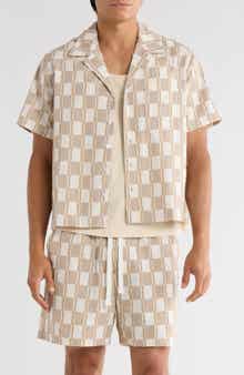 RIZORT Andrew Check Cotton Camp Shirt