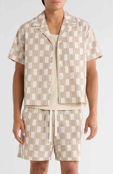 RIZORT Andrew Check Cotton Camp Shirt