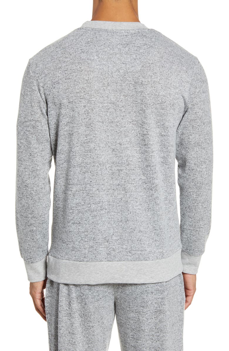Majestic International Man Jam Knit Crewneck Top, Alternate, color, 