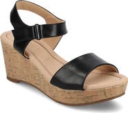 Journee Collection Ranae Platform Wedge Cork Sandal
