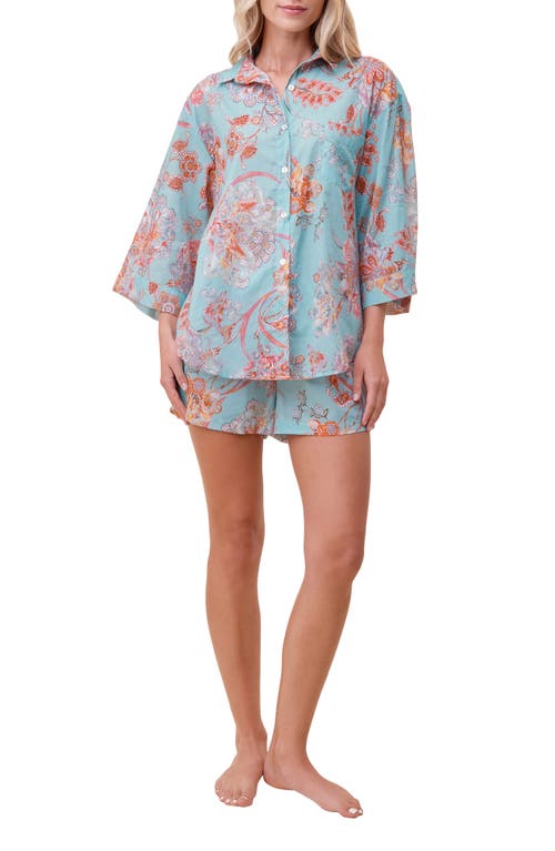 Papinelle Coco Boxer Pj Set In Eggshell