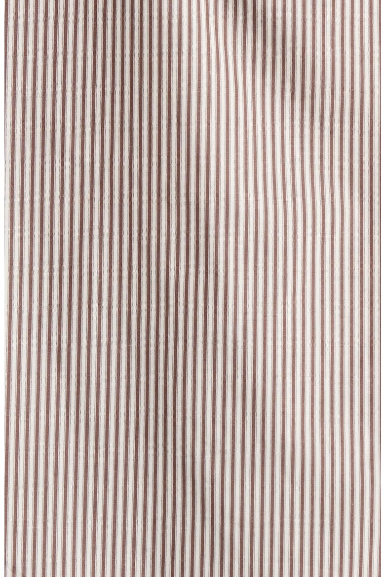 Oversized Striped Cotton Shirt, Alternate, color, BROWNGLEN STRIPE