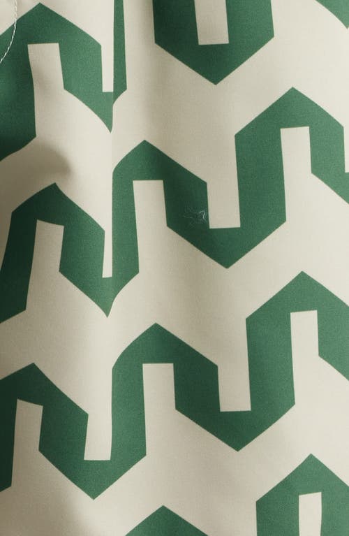 Oas Atlas Swim Trunks In Green