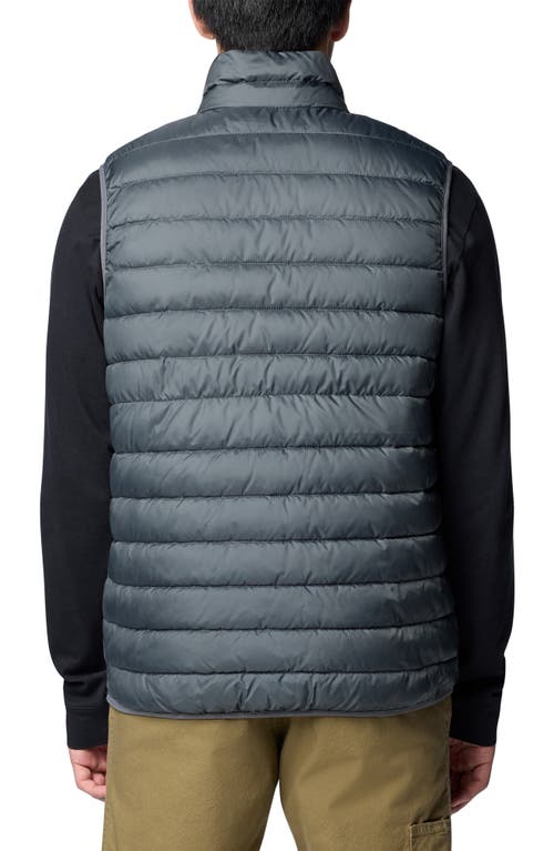 Columbia Foster Falls Water Repellent Puffer Vest In Blue