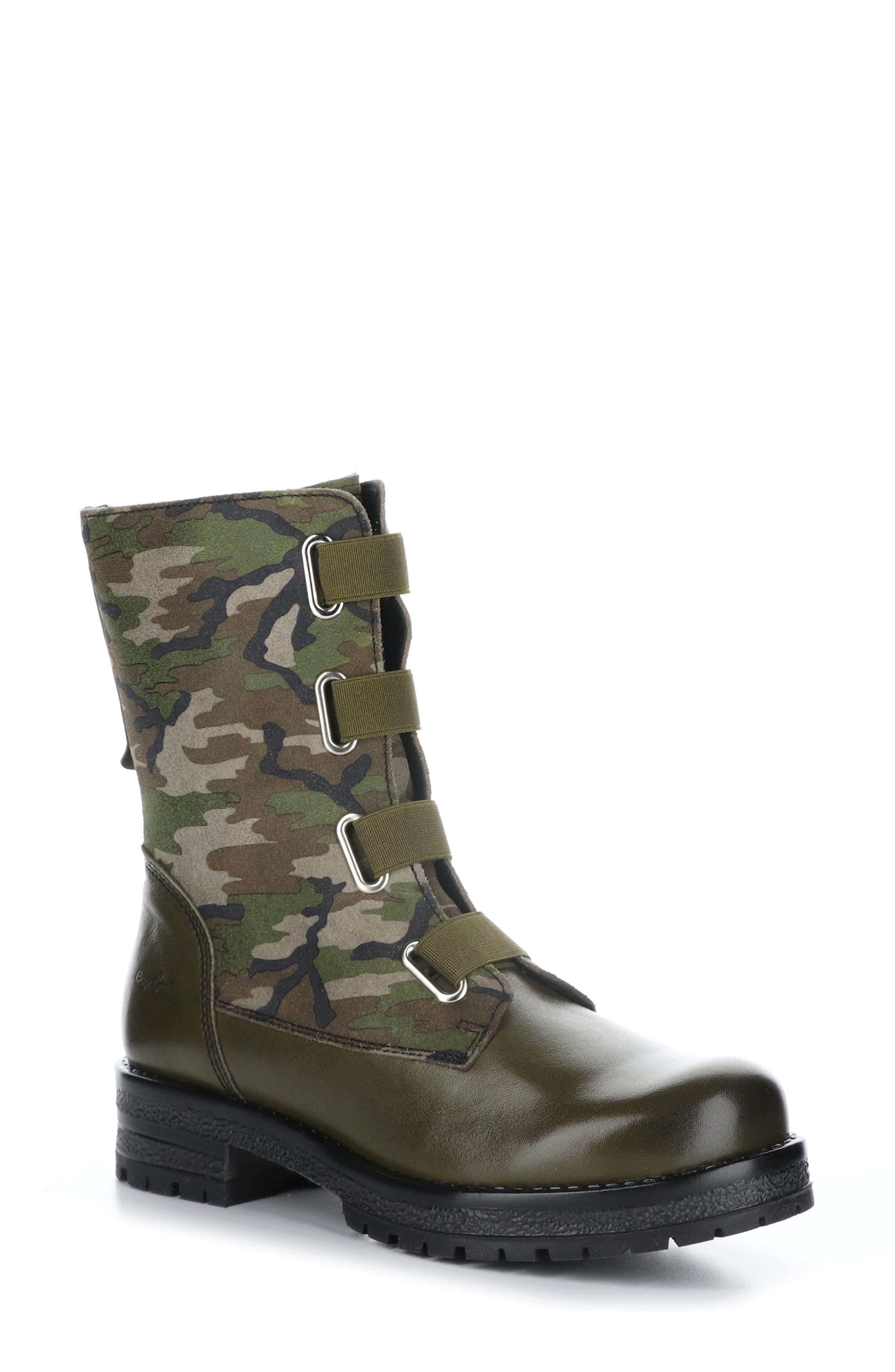 Pause Leather Boot, Main, color, OLIVE FEEL/ CAMO