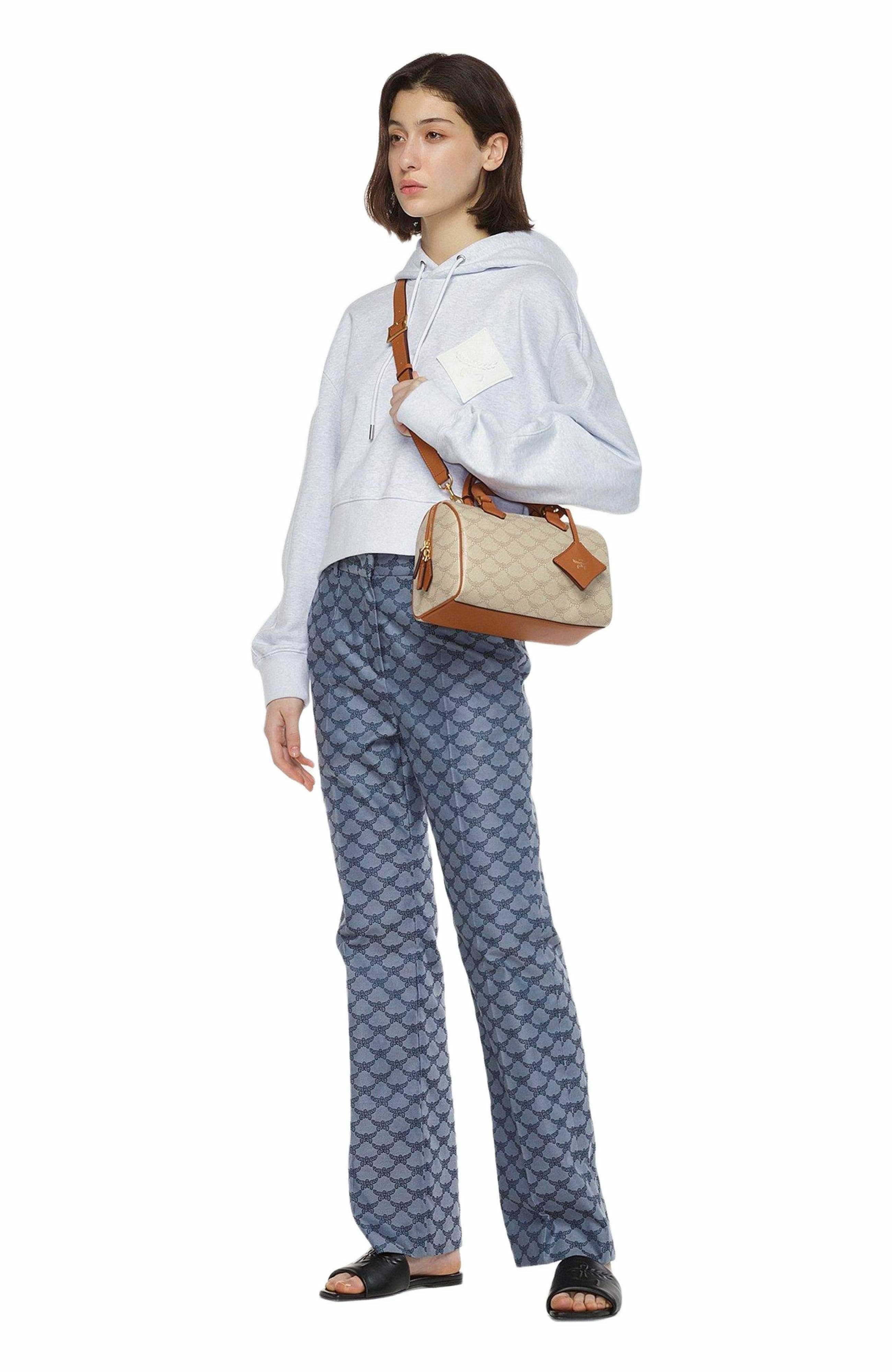 MCM Ella Boston Bag in Lauretos, Alternate, color, 