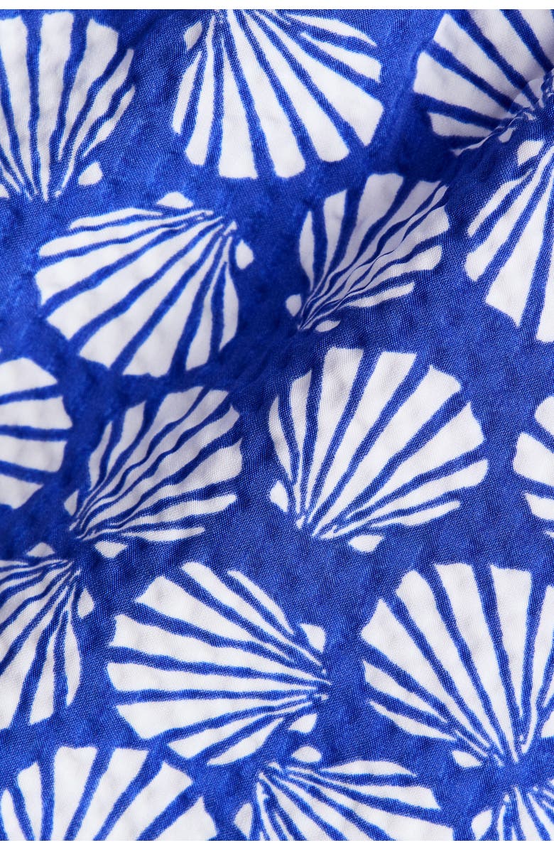 H&M Patterned Seersucker Swim Shorts, Alternate, color, Blue/White
