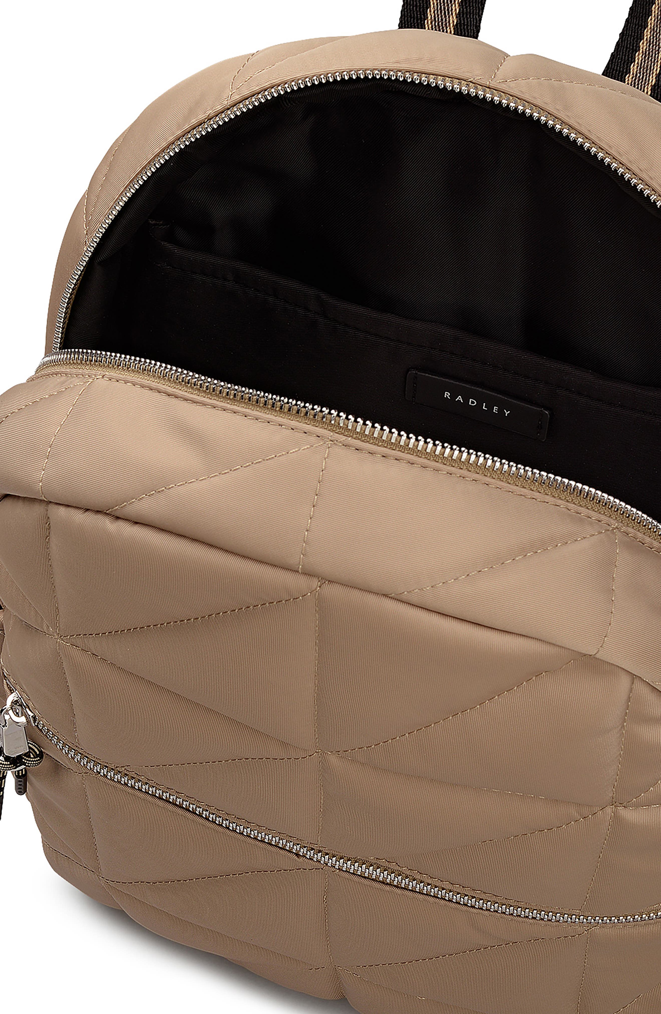 Danesfield Mews Quilted Backpack, Alternate, color, STONE