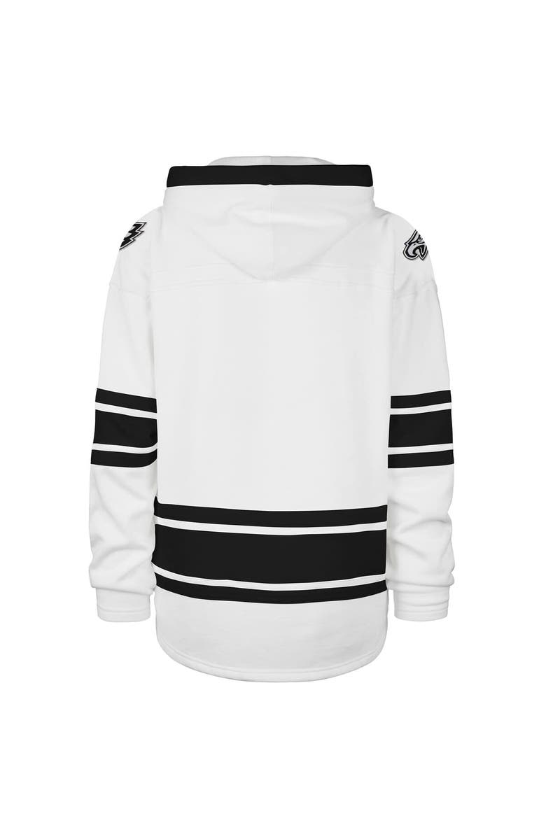 '47 Men's '47  White Philadelphia Eagles After Image Superior Lacer with Hood, Alternate, color, White