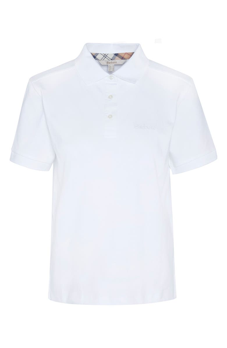 Barbour Bowford Stretch Cotton Polo, Alternate, color, White