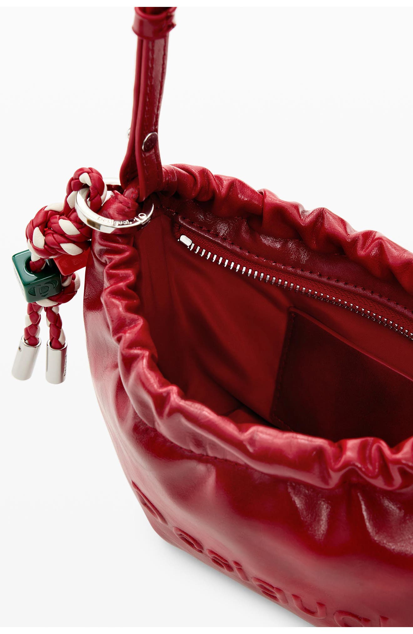 Desigual Faux Leather Crossbody Wallet, Alternate, color, 