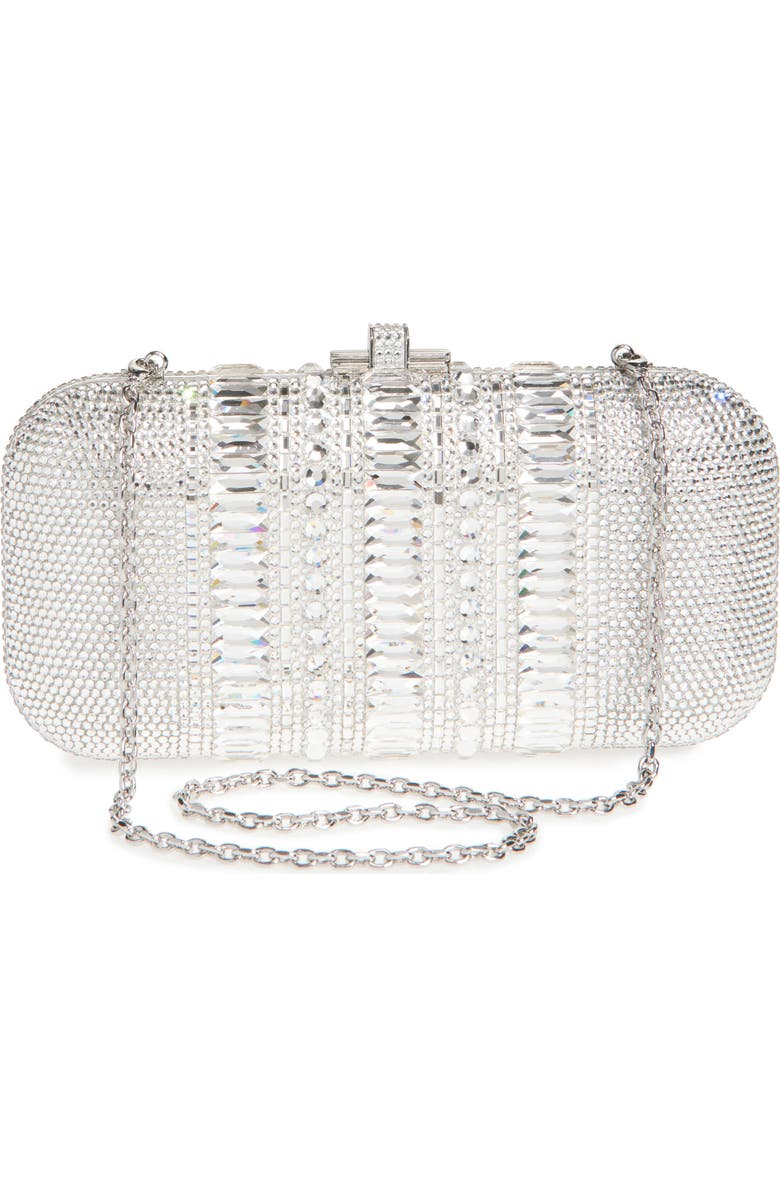 Judith Leiber Long Slide Crystal Minaudière, Alternate, color,