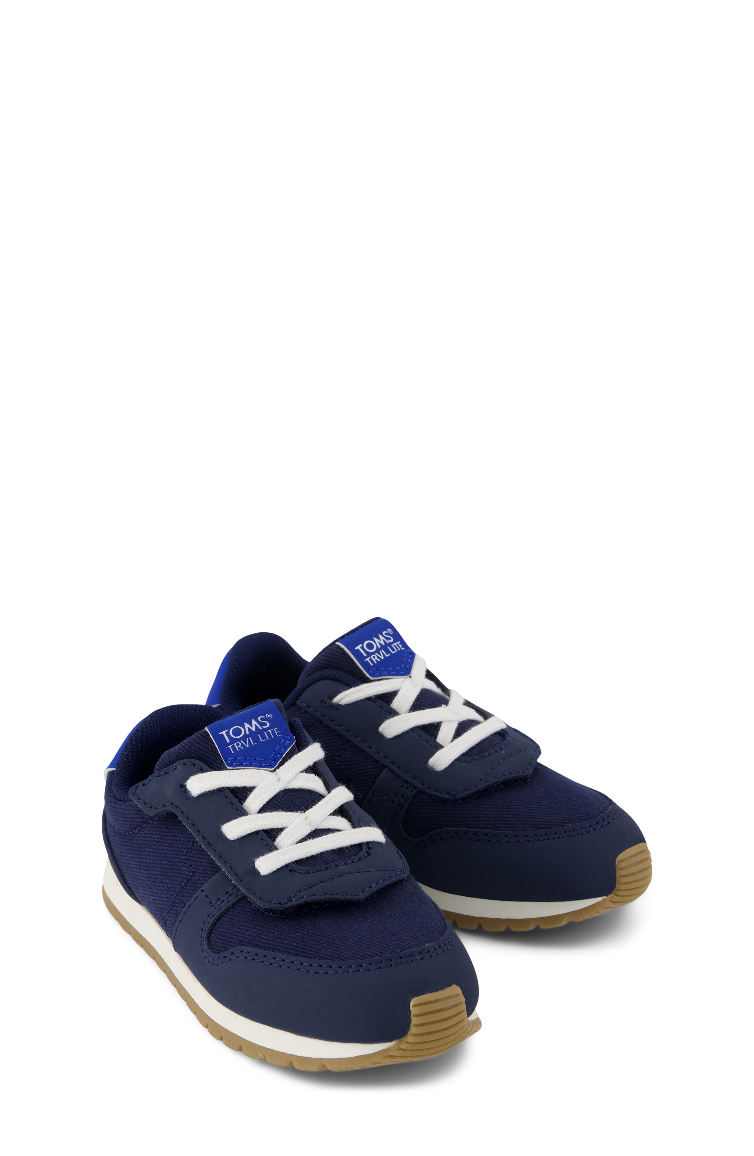 Kids' TRVL LITE Retro Sneaker, Alternate, color, NAVY