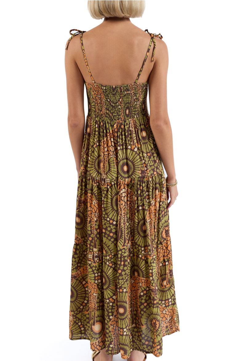 The Africa - Resort Dress, Alternate, color, Brown