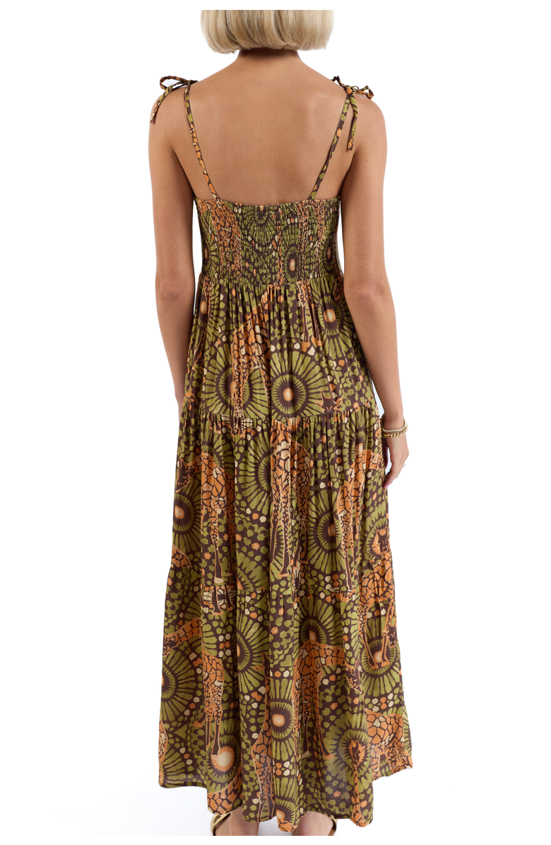 Kenny Flowers The Africa - Resort Dress, Alternate, color, Brown