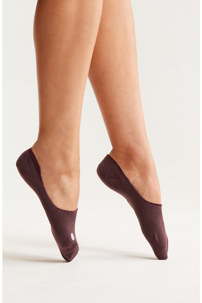 Assorted 3-Pack No-Show Sneaker Socks, Main, color, BURGUNDY FUDGE