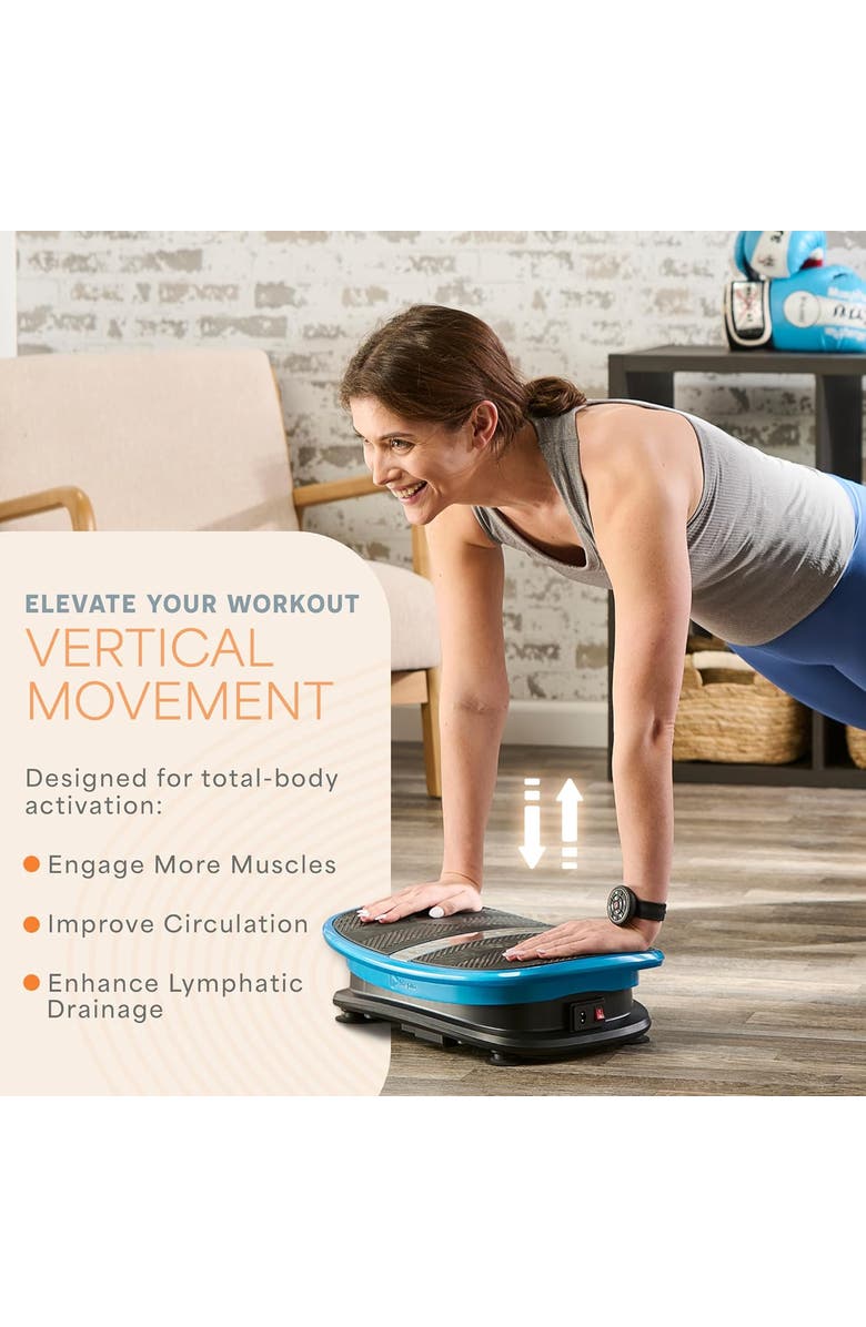 Lifepro Curved Voice-Controlled Vibration Plate Exercise Machine with Heat Therapy for Recovery and Wellness, Alternate, color, Black With Heat