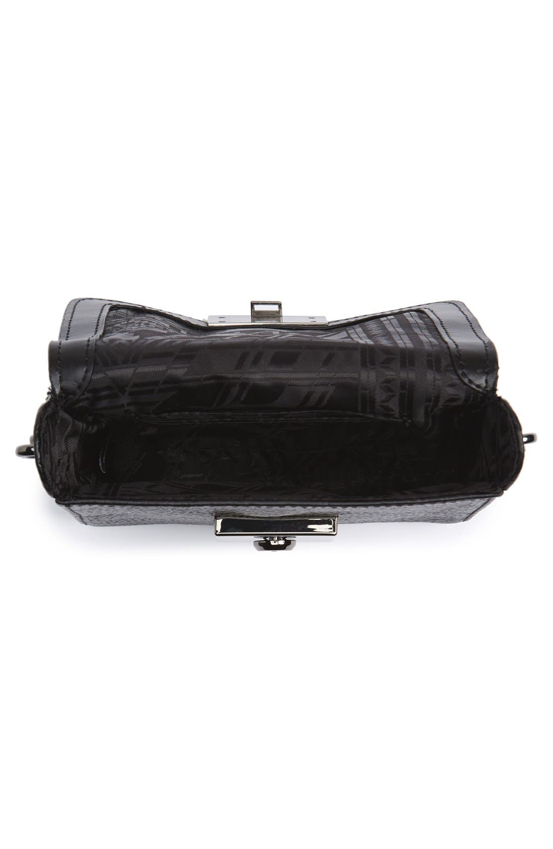 Ted Baker London 'Small Luggage Lock - Maj' Leather Crossbody Bag, Alternate, color, 