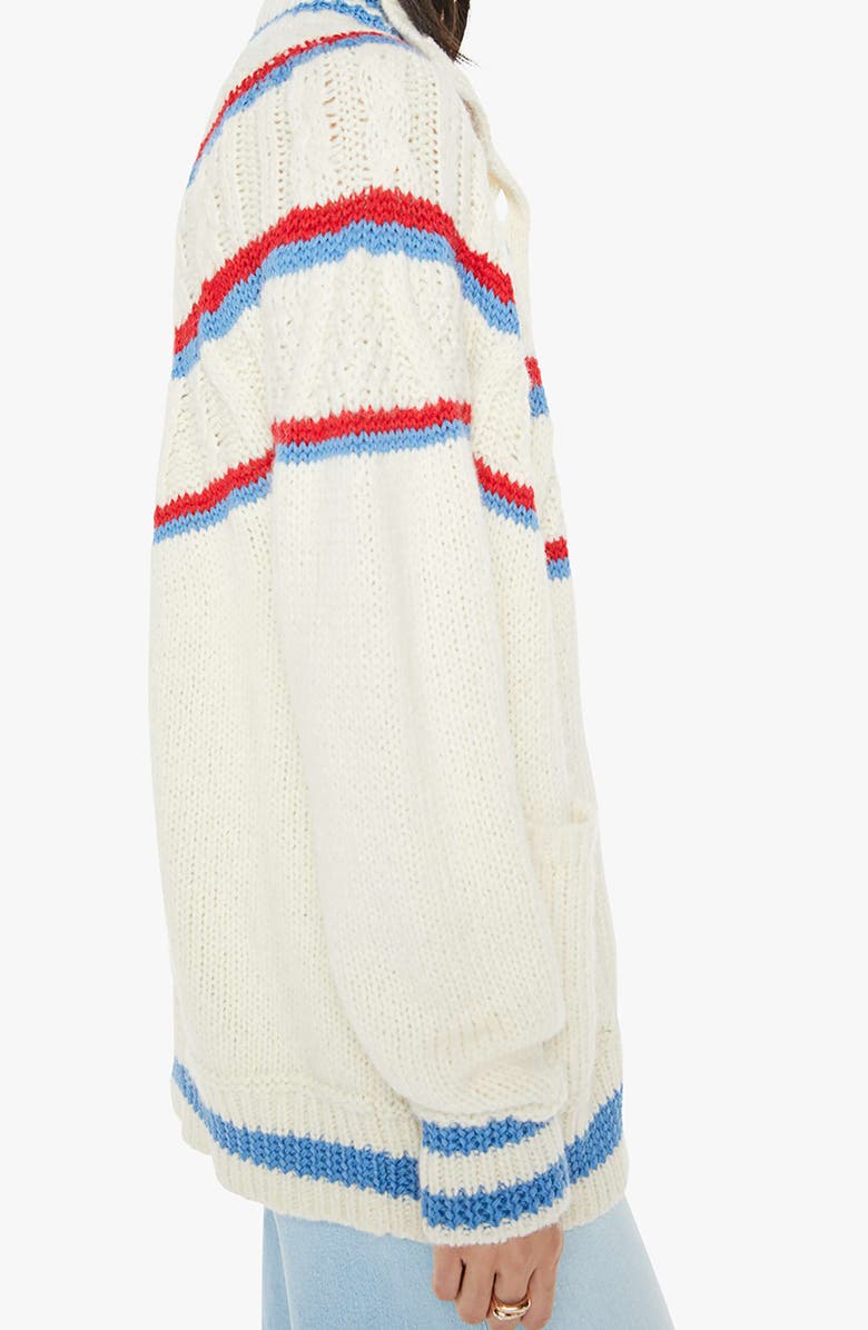 MOTHER The Mock Neck Cardigan, Alternate, color, 