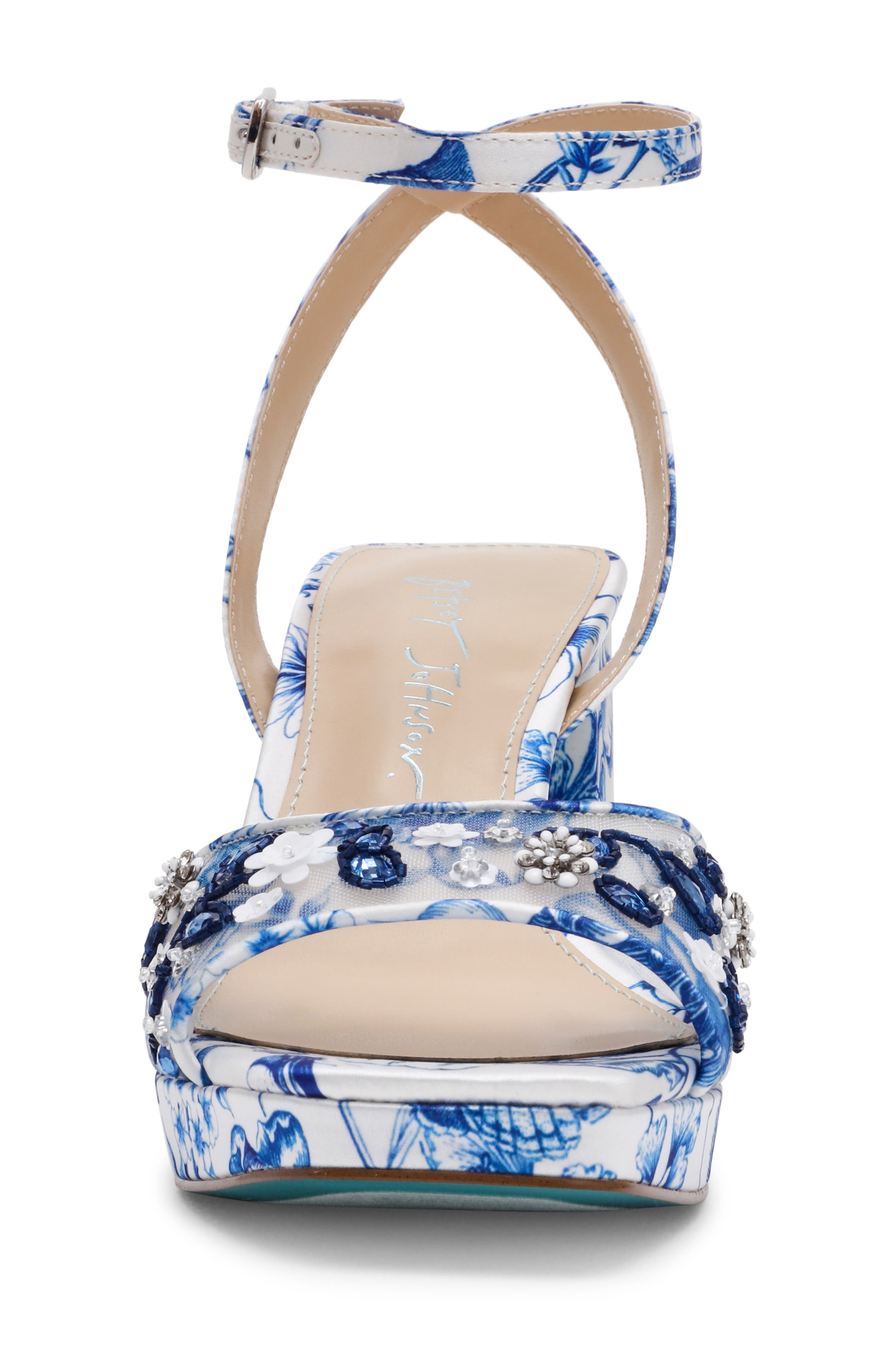Betsey Johnson Brody Ankle Strap Platform Sandal, Alternate, color, 