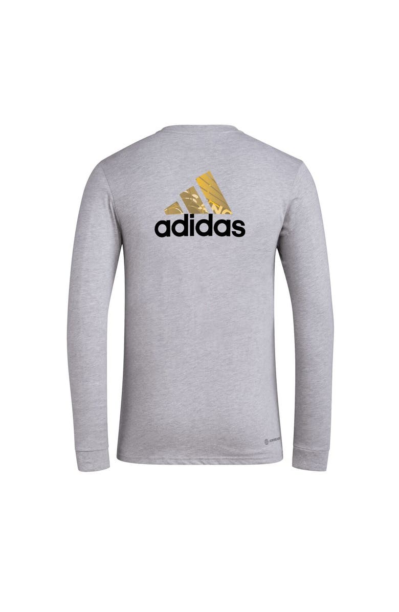 adidas Men's adidas Heather Gray LAFC Local Pop AEROREADY Long Sleeve T-Shirt, Alternate, color, 