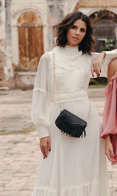 EVA INNOCENTI Maria Mini Crossbody Bag, Alternate, color, Black