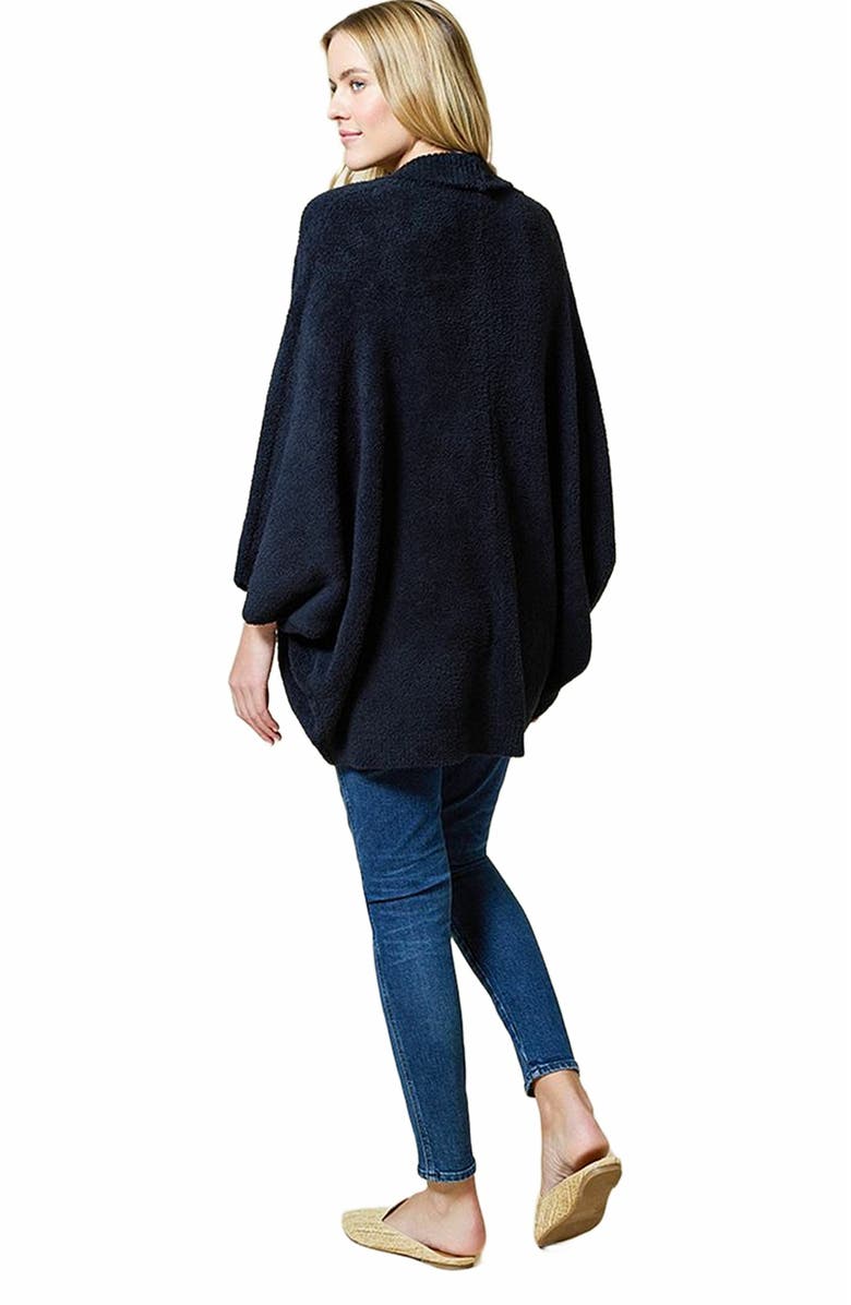 Softies Solid Marshmallow Shawl, Alternate, color, Black
