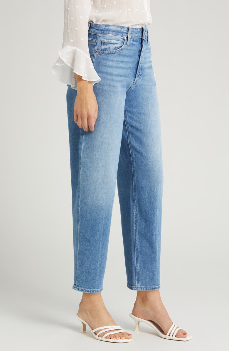 PAIGE Alexis High Waist Ankle Barrel Jeans, Alternate, color, 