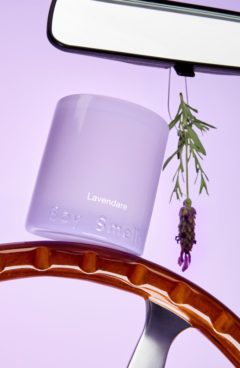 Boy Smells Lavendare Candle, Alternate, color,