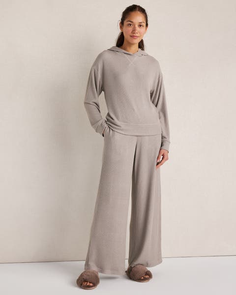 Resti Brushed Rib Knit Drawstring Pants