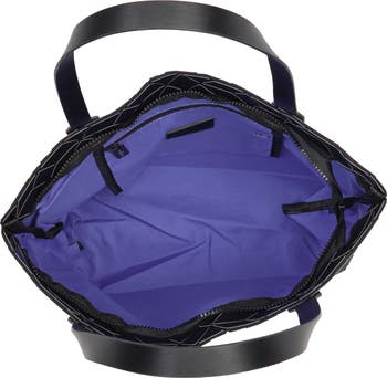 Diagonal Two-Tone Geometric Tote Bag