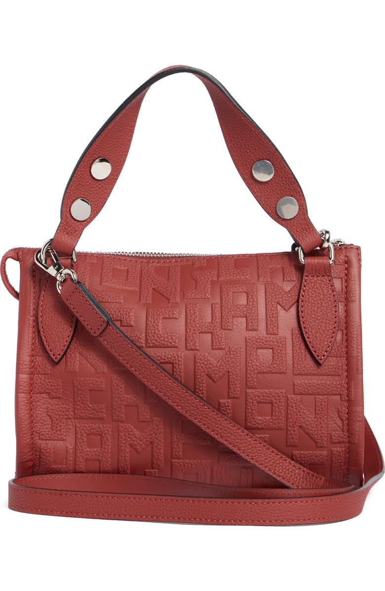 Longchamp La Voyageuse Small Crossbody Bag, Alternate, color, Sienna