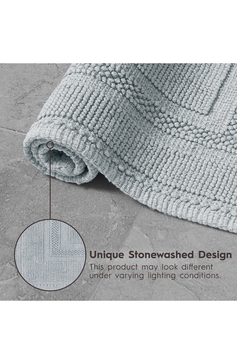 Jean Pierre New York 2-Piece Bath Mat Set, Alternate, color, Washed Grey