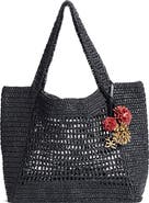 Sam Edelman Marcie Open Weave Raffia Tote