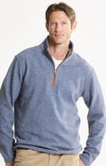 JACHS Wool Blend Knit Quarter Zip