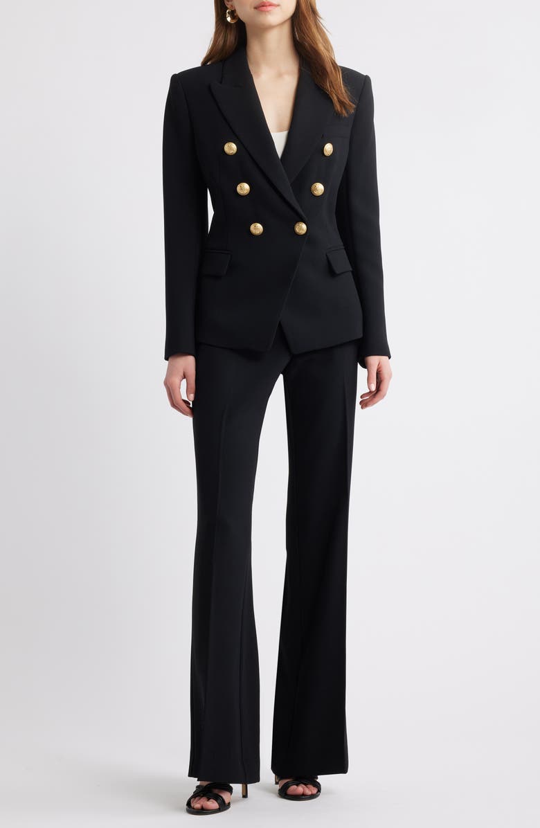 KOBI HALPERIN Orital Flare Pants, Alternate, color, Black