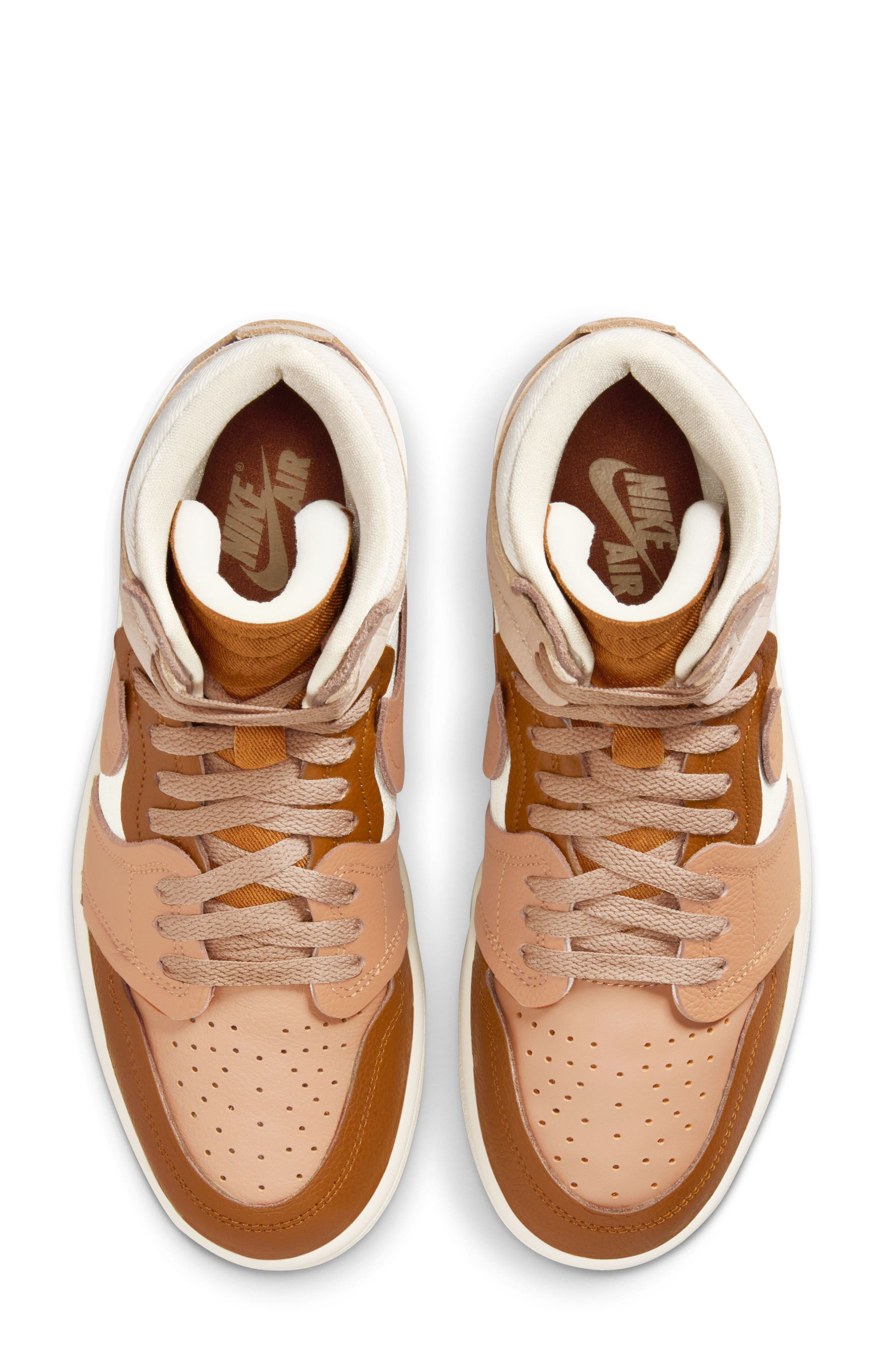 Air Jordan 1 High MM Basketball Sneaker, Alternate, color, LEGEND MEDIUM BROWN/ BROWN