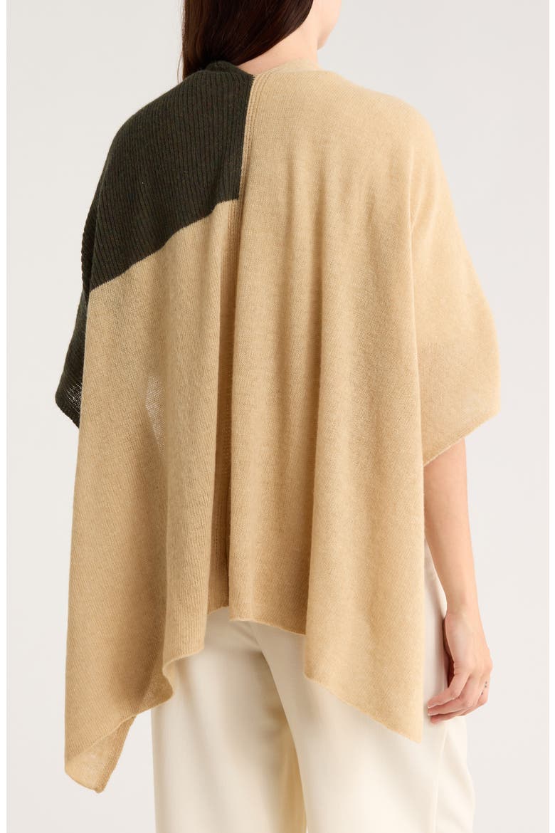 Cowl Neck Wool Blend Scarf, Alternate, color, LIGHT CAMEL/ MULTI BROWN