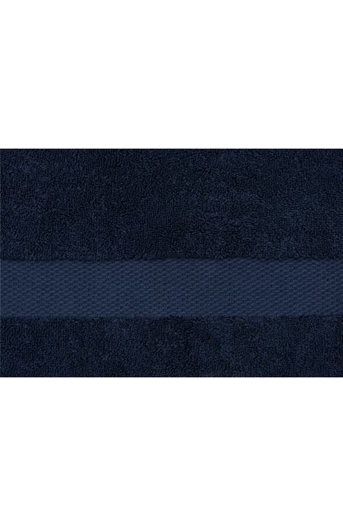 Sferra Bello Nuovo Combed Cotton Bath Towel In Navy