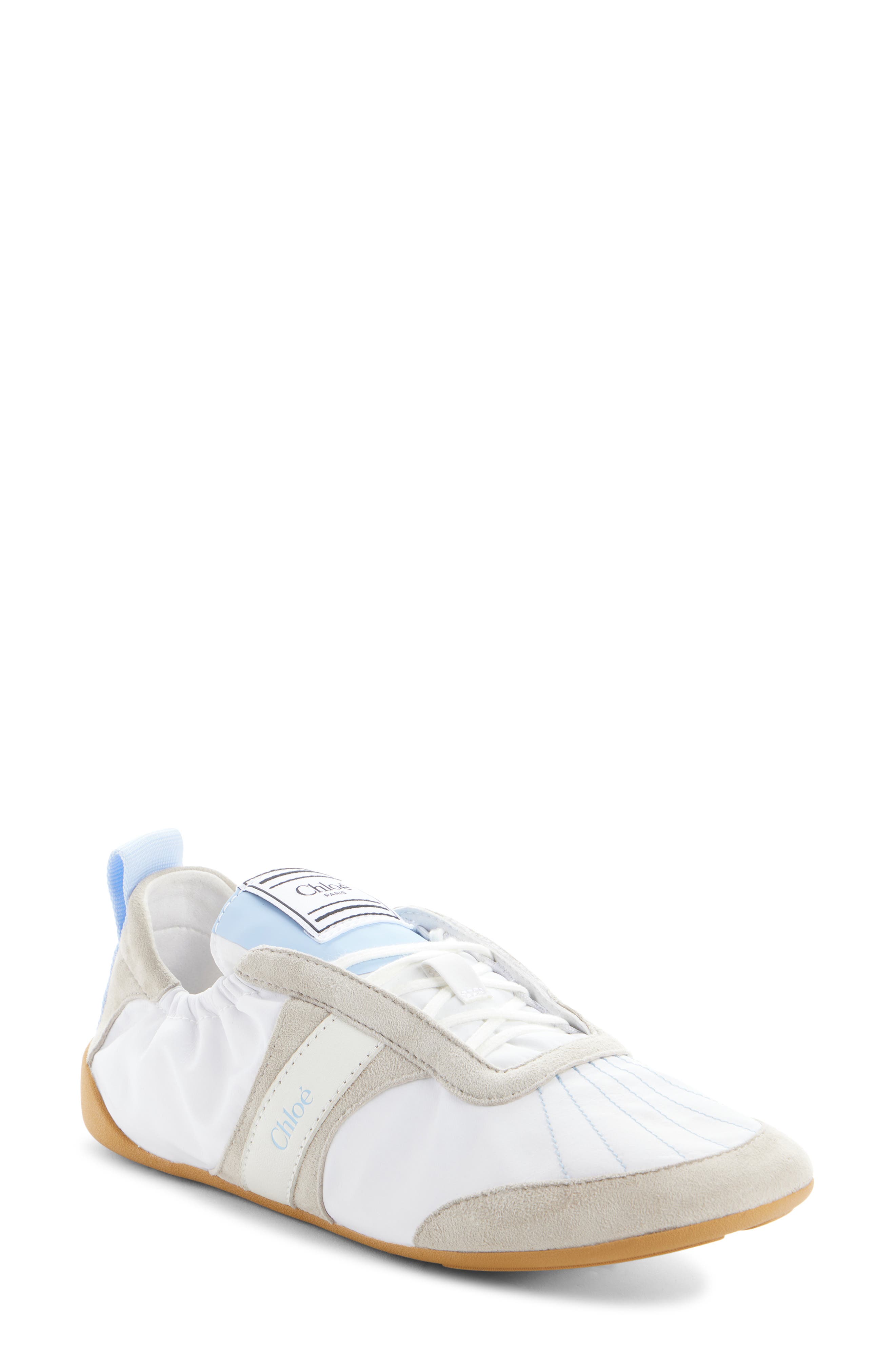 Chloé Kick Sneaker, Main, color, Blue/ White