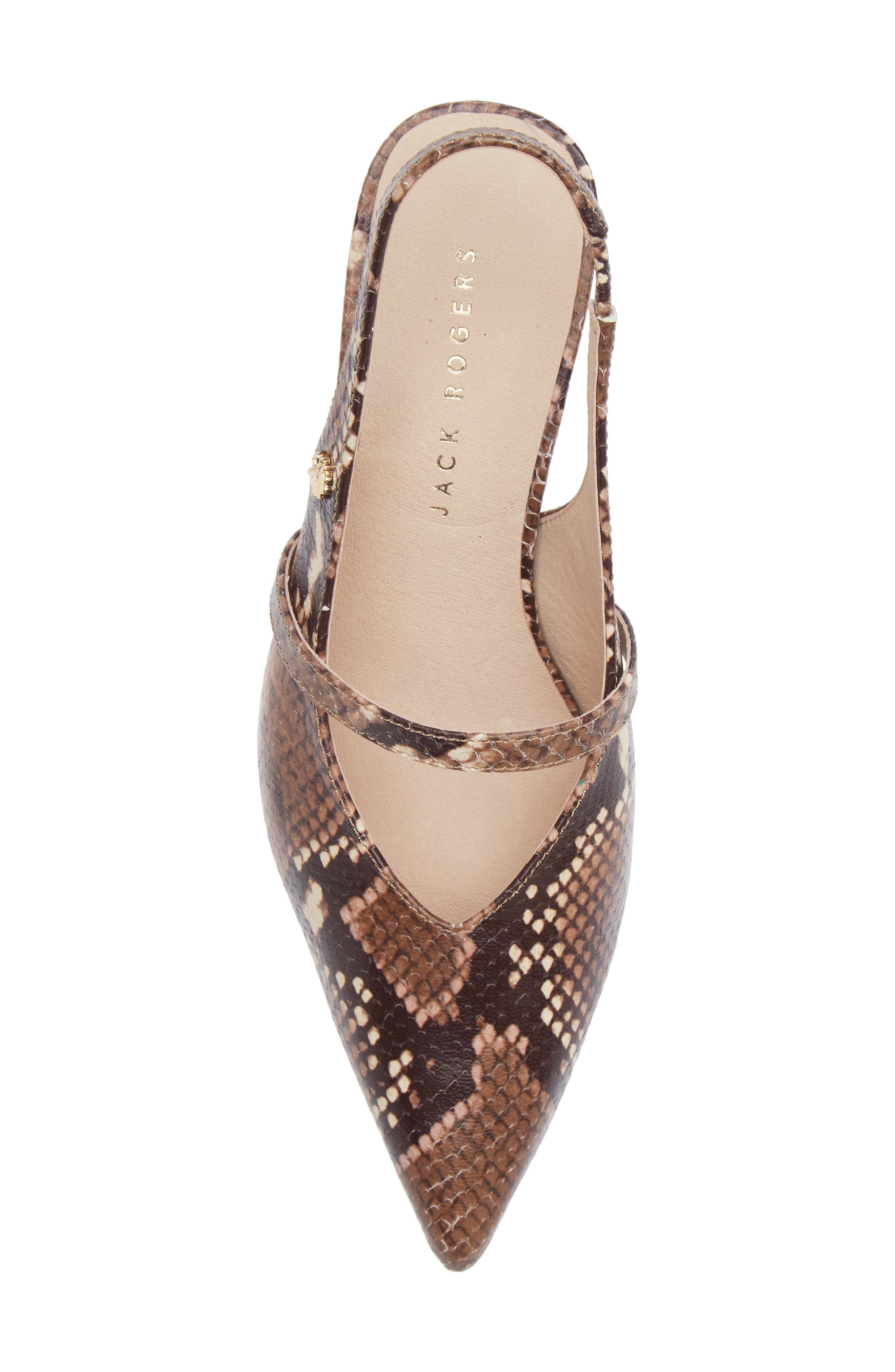 Jack Rogers Blythe Slingback Pump, Alternate, color, Mixed Brown