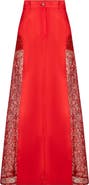 ÚCHÈ Lace Maxi Skirt