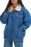 Wrangler Oversize Denim Bomber Jacket