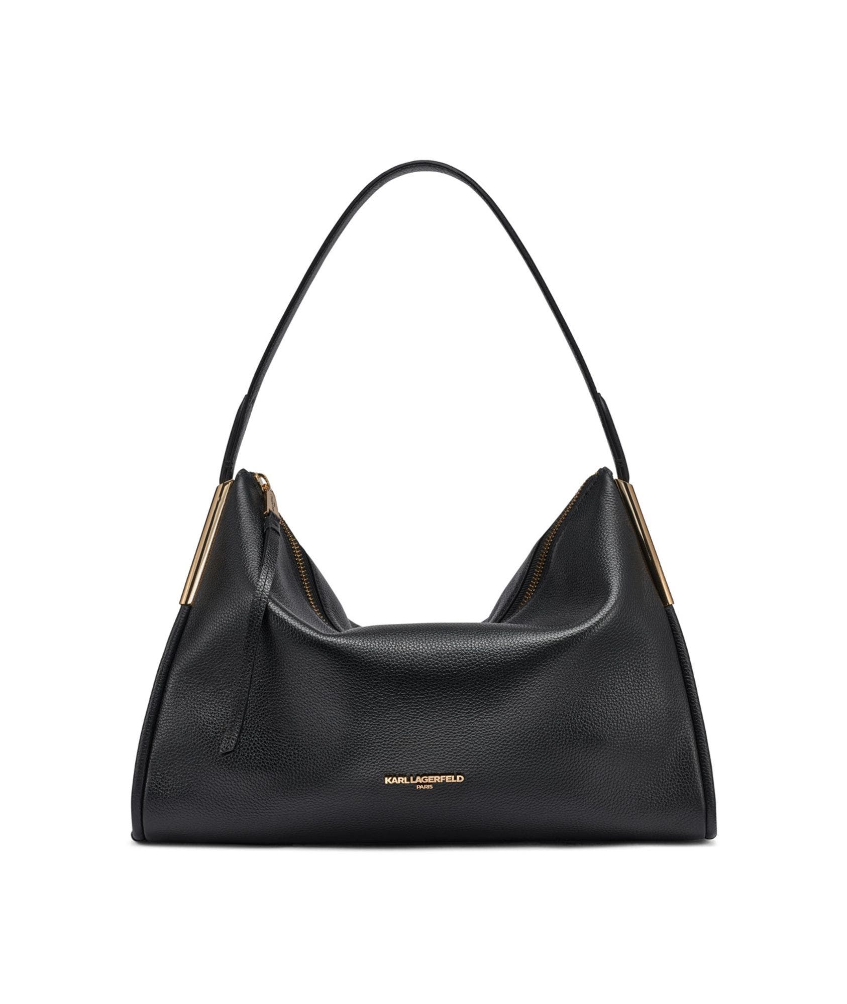 Valerie Hobo Bag, Main, color, Black/Gold