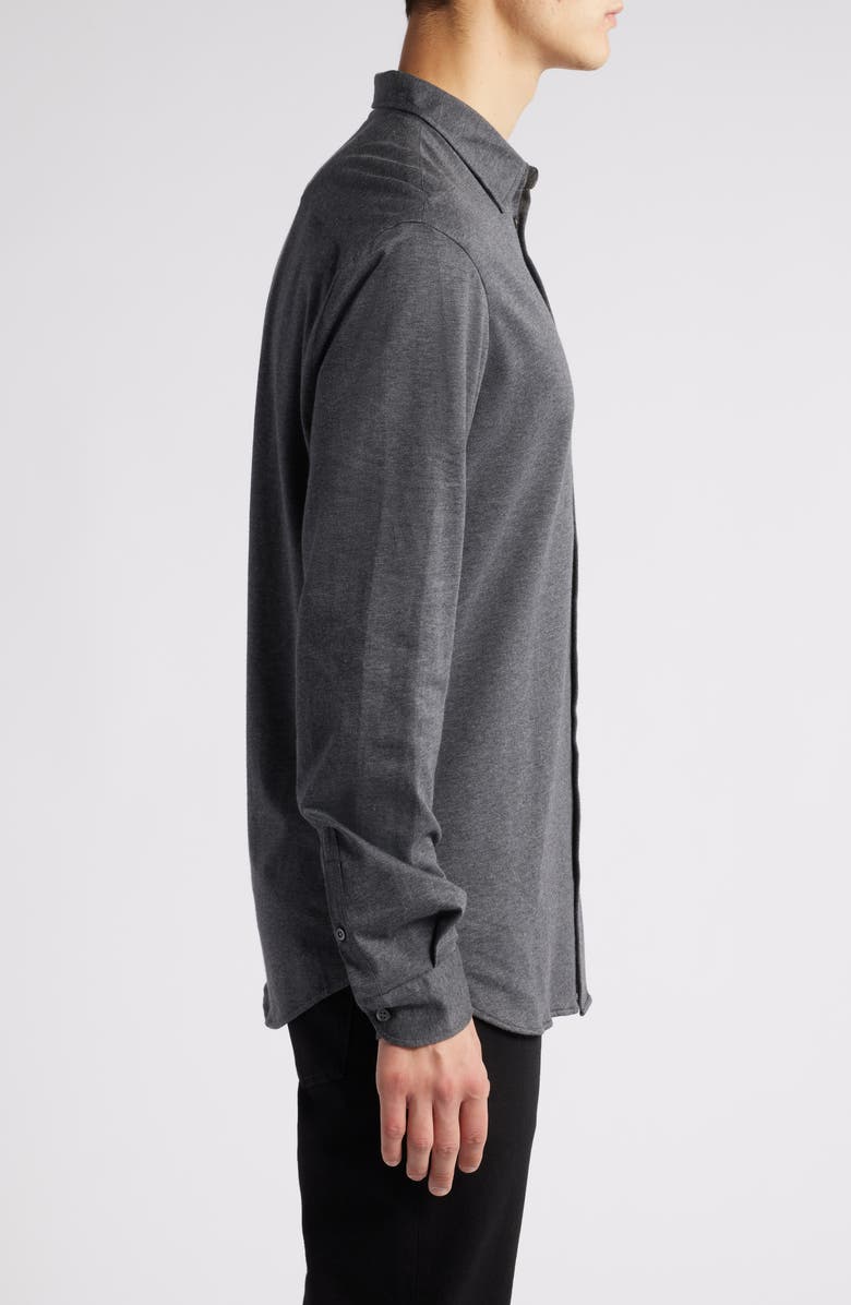 Emporio Armani Cotton Button-Up Shirt, Alternate, color, 