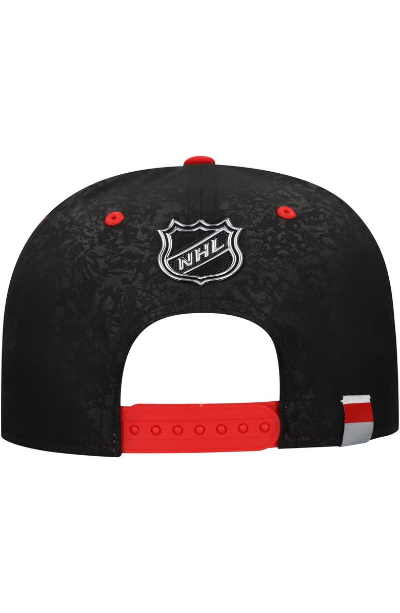 FANATICS Men's Fanatics Black/Red Buffalo Sabres Alternate Logo Snapback Hat, Alternate, color,